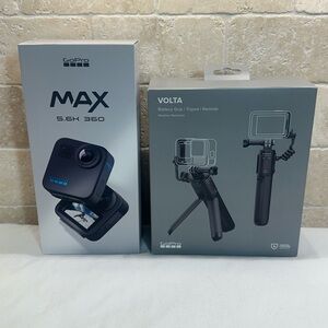 GoPro MAX 360 Camera with Volta Grip - Black and Gray